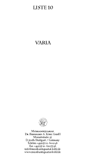 Download Liste 10 – Varia
